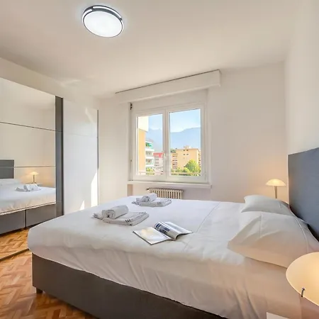 Apartment Lido Apartment Locarno With Balcony And Parking - Happy Rentals Locarno