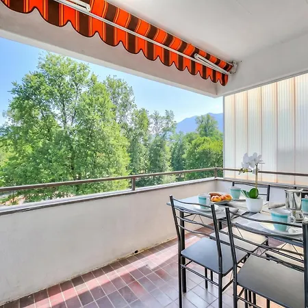 Lido Apartment Locarno With Balcony And Parking - Happy Rentals Apartment Locarno